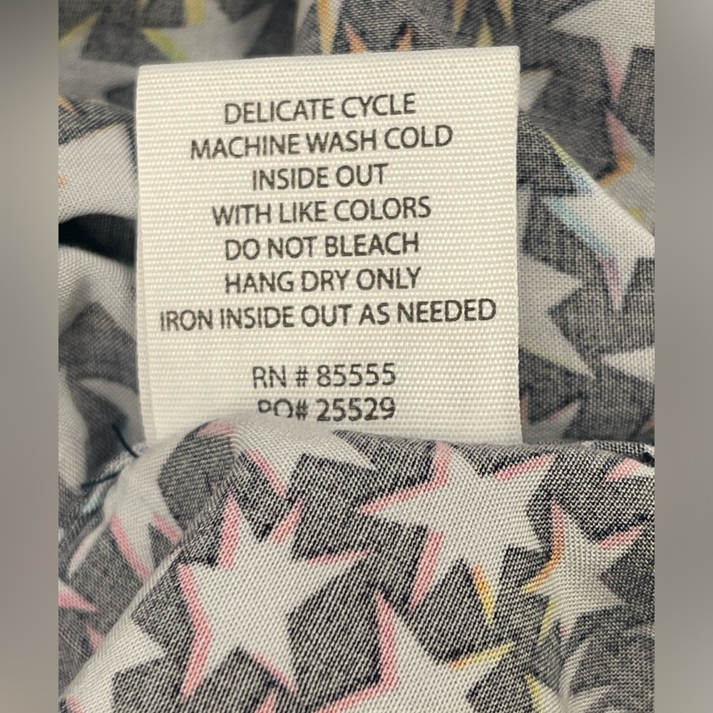Pistola wrap dress star pattern navy background XS - Picture 8 of 8